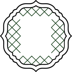 The middle frame is a line art grid patter on a white background