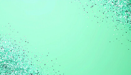 ミントグリーン キラキラ ラメグリッター 背景素材