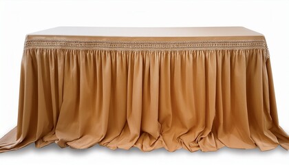 Tablecloth Runner For Exhibition Trade Show Isolated With A Transparent Background For Illustrations And Mockups Front View