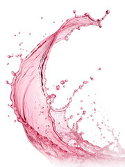 pink paint splashes