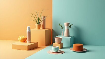 Create engaging promotional product mockup imagery that highlights innovative design unique packaging features and dynamic product displays for effective brand communication in marketing materials in 