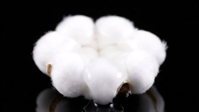 Cotton Ball Soaked in Nail Polish Remover on Clean Surface