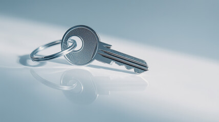 シンプルで洗練された鍵の構図の描写