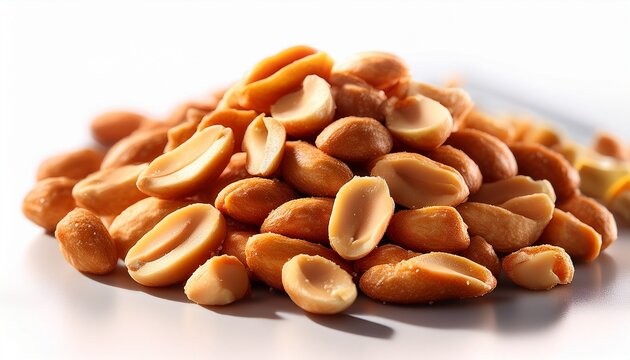 Crunchy Pieces Of Roasted Peanuts