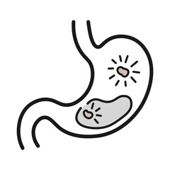 Stomach Ulcers and Gastric Disease Icon