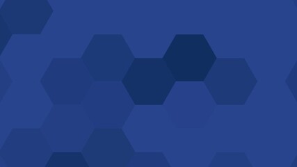 abstract geometric background with a seamless pattern of blue hexagons, digital honeycomb, dynamic, pulsating visual effect - Powered by Adobe
