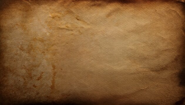 Old Brown Paper Texture With Stains