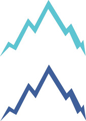 COLORFUL HILLS ADVENTURE TRAVEL AGENCY HOTEL SIGN SYMBOL LOGO VECTOR