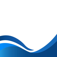 Obraz premium Modern Wavy Footer
