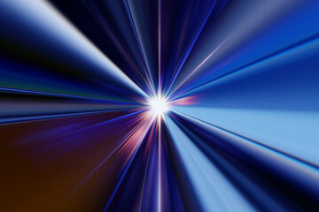 Glowing Radiant Light and Radiation Abstract Graphics