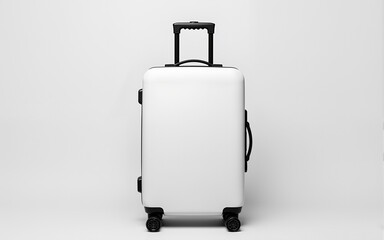 Versatile carry on luggage cover mockup, designed with a blank canvas for custom designs. High quality