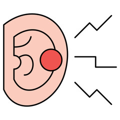 Ear infection Icon