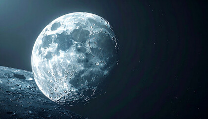 The Moon in Space