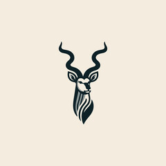 Obraz premium Majestic Kudu Logo