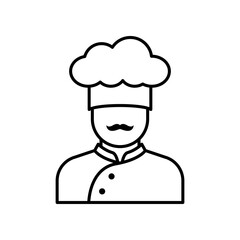 Restaurant chef icon vector illustration