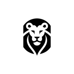 Majestic Lion Emblem Vector Illustration Design