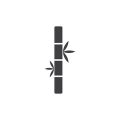 Minimalist Bamboo Stalk Illustration