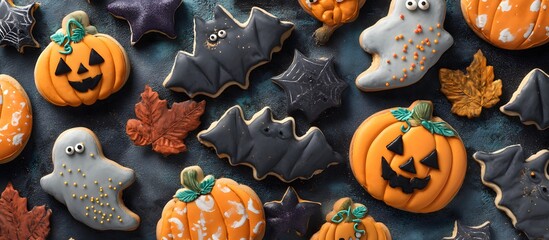 Festive Halloween Treats: Delicious sugar cookies and cupcakes for a spooky celebration