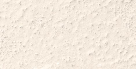 Cream concrete wall texture background. Uneven render stucco magnolia painted concrete wall texture background. Rough and grunge wall.