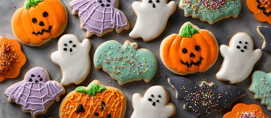 Festive Halloween Treats: Delicious sugar cookies and cupcakes for a spooky celebration