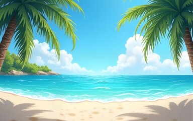 summer vacation; tropical beach background;. High quality