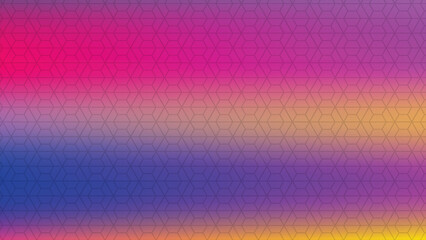 Geometric gradient hexagonal pattern abstract background