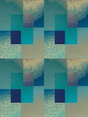 งานศิลปะที่ไม่มีชื่อModern abstract geometric background with overlapping blue and cyan squares, creating a clean, calm, and stylish visual effect. Perfect for graphic design, digital art, advertising