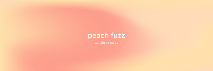 Peach fuzz gradient. Nude soft background. Vector