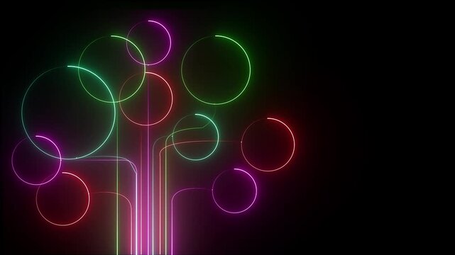 An animated brain icon with a chat symbol creates text. Represents a Large Language Model. AI chatbot, artificial intelligence, conversational and generative technology black background 4k video......