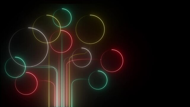 An animated brain icon with a chat symbol creates text. Represents a Large Language Model. AI chatbot, artificial intelligence, conversational and generative technology black background 4k video......