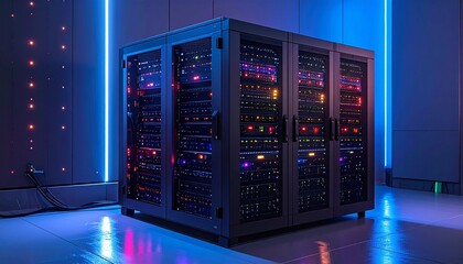 Data Center Server Rack Technology.