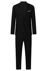 Stylish black suit for men formal attire classic business professional