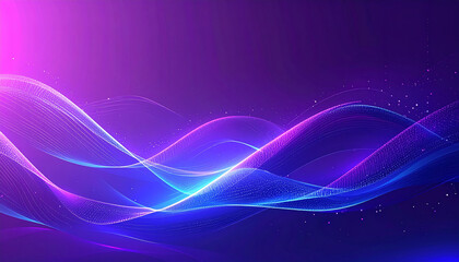 Futuristic abstract gradient background with glowing lines, waves, and geometric shapes, high resolution digital design, perfect for corporate business template, no text.