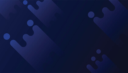 Abstract futuristic blue background with geometric shapes and flow dots, Vector illustration