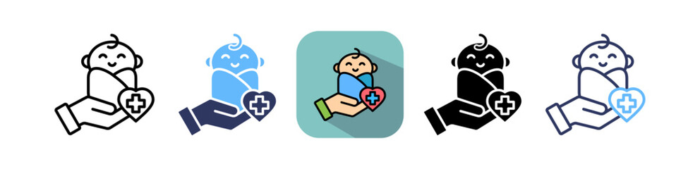 Pediatric Care multiple icon