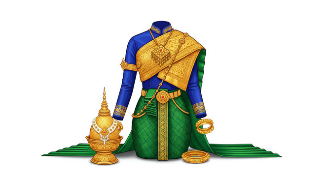 Thai dress, ancient Thai dress, modern Thai dress, full Thai dress