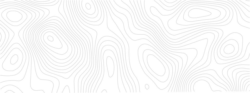 Abstract topographic map background seamless vector pattern of contour lines perfect for geography or cartography designs