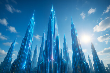 Radiant Spires of Tomorrow