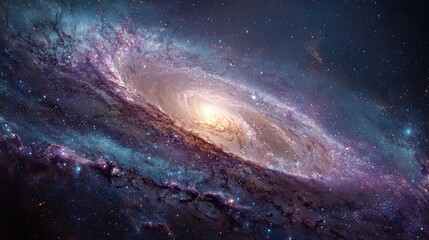 Fototapeta premium Galaxy, star in space. Collage on the theme of space.