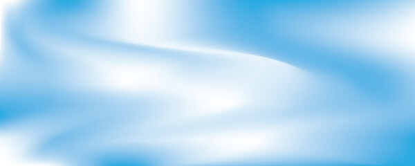 Beautiful clouds, abstract white and blue color gradient background. Vector illustration.	
