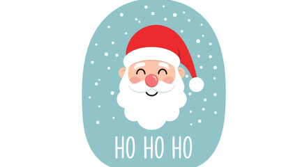 Festive Santa Claus Vector Illustration with Cheerful 