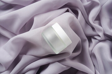 The neutral gray background gives a calm and elegant appearance