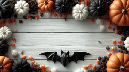 Night of enchantment: halloween revelry in costume and lights. P