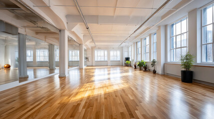 Equipment and exercise machines in the fitness center modern gym for sports, fitness and yoga. Healthy lifestyle, life on sports, maintaining a figure in a slim body