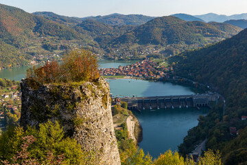 Keep (donjon) of Zvornik Fortress near the town of Zvornik, Bosnia and Herzegovina