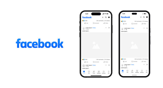 facebook post mockup social media template. like and love icon buttons and haha emoji smiley face, web post mock up frame . facebook notification icons, thumb up icon, favorite heart icon sticker