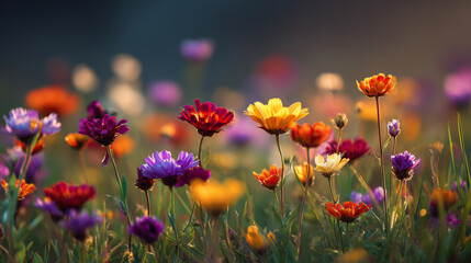 field of flowers