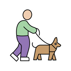 Blind icon with white background vector stock illustration