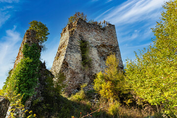 Keep (donjon) of Zvornik Fortress near the town of Zvornik, Bosnia and Herzegovina