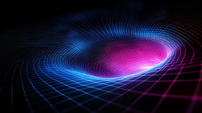 Dark futuristic background with subtle neon grid patterns